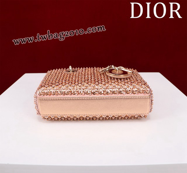 Dior专柜新款迪奥顶级原单超迷你刺绣珠片lady d-joy-micro djfk1052